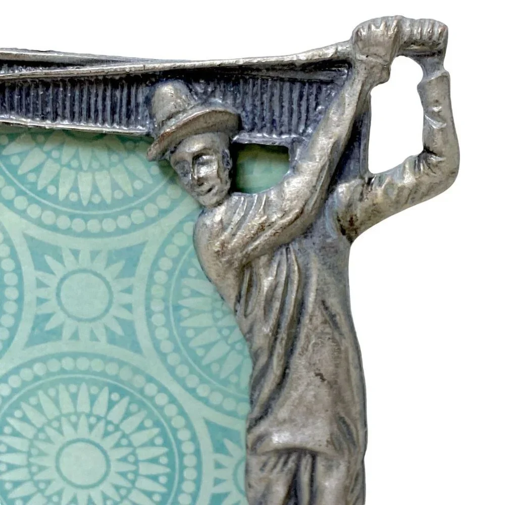 Vintage Golfer Frame Man Golfing